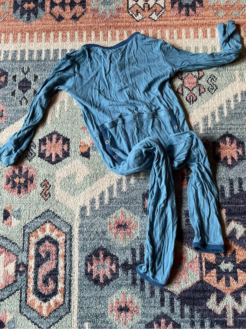 Blue One-Piece Kickee Pants Jumpsuit 2T